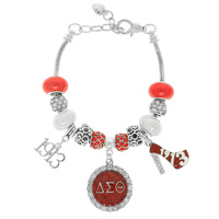 DELTA SIGMA THETA CHARM BRACELET