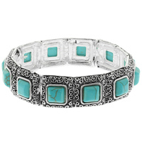 WESTERN FILIGREE SQUARE BRACELET