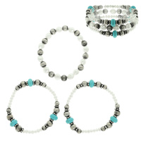 WESTERN MULTI STRAND BEADED BRACELET