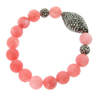 BEADED STRETCH BR W/ PAVE STONE