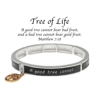 A GOOD TREE CANNOT STRETCH BR W/ TREE