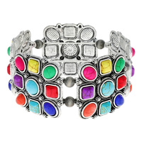 WESTERN TURQUOISE STRETCH BRACELET