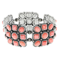 WESTERN TURQUOISE STRETCH BRACELET