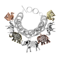 TOGGLE ELEPHANT CHARM BRACELET
