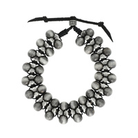 NAVAJO PEARL FRIENDSHIP ADJUSTABLE LEATHER BRACELET