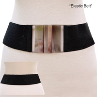 STRETCH BELT W/METAL