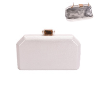 MINIMALIST PEARL CLOSURE EVENING BAG