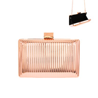 METALLIC DETAILED EVENING BAG