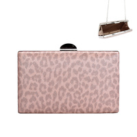 LEOPARD CHEETAH PRINT EVENING BAG