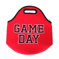 GAME DAY NEOPRENE INSULATED LUNCH BAG TOTE