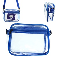 CLEAR TRANSPARENT STADIUM APPROVED CROSSBODY