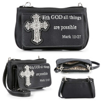 PETITE BIBLE VERSE CROSSBODY SLING BAG