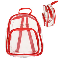 CLEAR TRANSPARENT STADIUM APPROVED BACKPACK