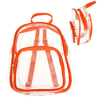 CLEAR TRANSPARENT STADIUM APPROVED BACKPACK