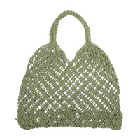 STRAW WOVEN SHOULDER BAG