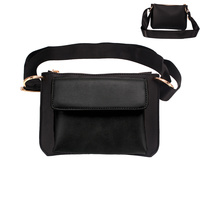 DOUBLE POCKET CROSS BODY/FANNY PACK