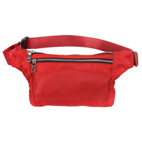 FABRIC BELT BUCKLE FANNY PACK