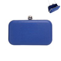 TEXTURED EVENING CLUTCH W/STRAP