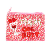 MOM OFF DUTY COIN BAG