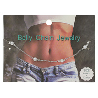 SYNTHETIC PEARL BELLY CHAIN
