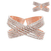 5 LAYER BRACELET W/GEMS