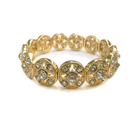 METAL STRETCH BRCELET W/ RHINESTONE