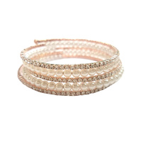 SCL 5 LINE RHINESTONE BRACELET