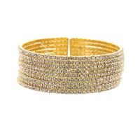 9 Line Rhinestone Bangle