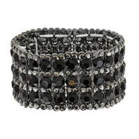 JEWEL EMBELLISHED STRETCH BRACELET