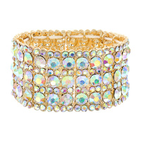 JEWEL EMBELLISHED STRETCH BRACELET