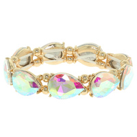 TEARDROP CRYSTAL STRETCH BRACELET