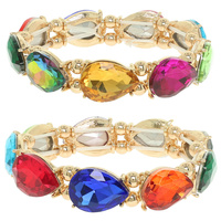 TEARDROP CRYSTAL STRETCH BRACELET
