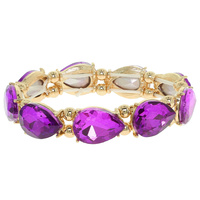 TEARDROP CRYSTAL STRETCH BRACELET