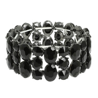 ROUND AND OVAL CUT CRYSTAL BRACELET