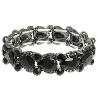 MULTI-CUT CRYSTAL EMBELLISHED BRACELET