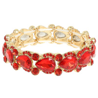 MULTI-CUT CRYSTAL EMBELLISHED BRACELET