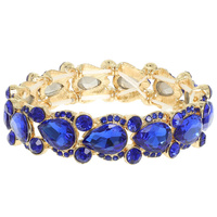 MULTI-CUT CRYSTAL EMBELLISHED BRACELET