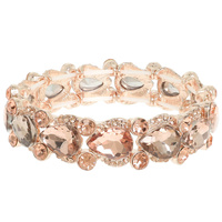 MULTI-CUT CRYSTAL EMBELLISHED BRACELET
