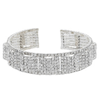 RHINESTONE PAVE CUFF BRACELET