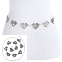 WESTERN FILIGREE HEART BELT
