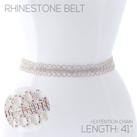RHINESTONE PAVE BELT