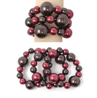 3 LINE PERAL STRETCH BRACELET