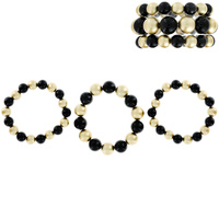 3 PCS PEARL STRETCH BRACELET