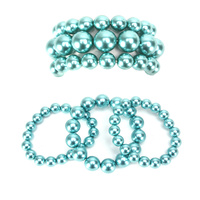 3LINE PEARL STRETCH BRACELET