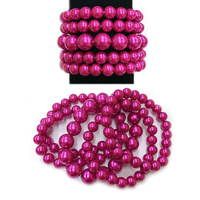 5PCS PEARL STRETCH BRACELET