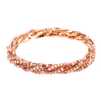 TWISTED STRETCH RHINESTONE BRACELET