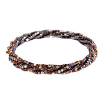 TWISTED STRETCH RHINESTONE BRACELET