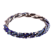 TWISTED STRETCH RHINESTONE BRACELET