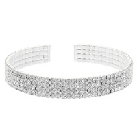 MULTI-LINE CRYSTAL RHINESTONE PAVE BRACELET