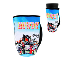 WESTERN THEMED DRINKING SLEEVE INSULATED TUMBLER HOLDER